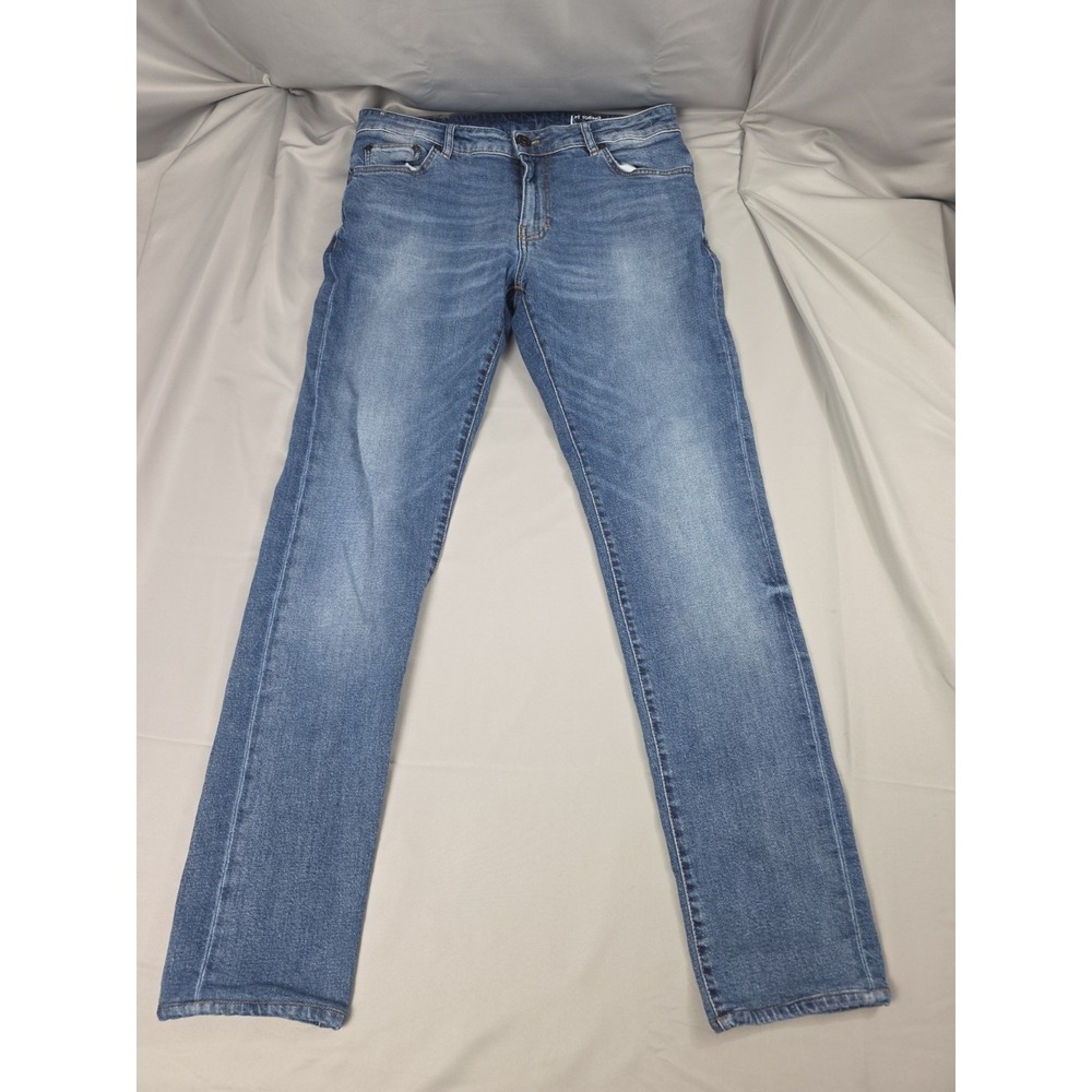 PT Torino Jazz Blue Jeans Men's 32x30 Slim Denim Stretch 5 Pocket Designer Italy